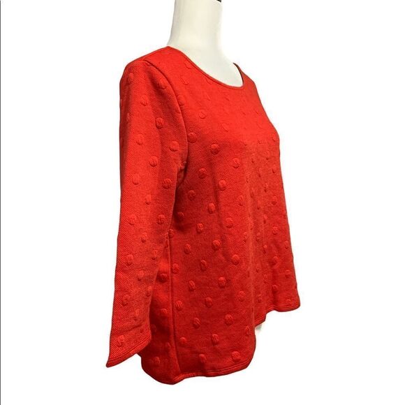 anthropologie W5 Polka Dot Textured Top - Picture 2 of 8